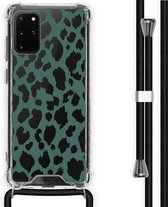 iMoshion Design hoesje met koord voor de Samsung Galaxy S20 Plus - Luipaard - Groen