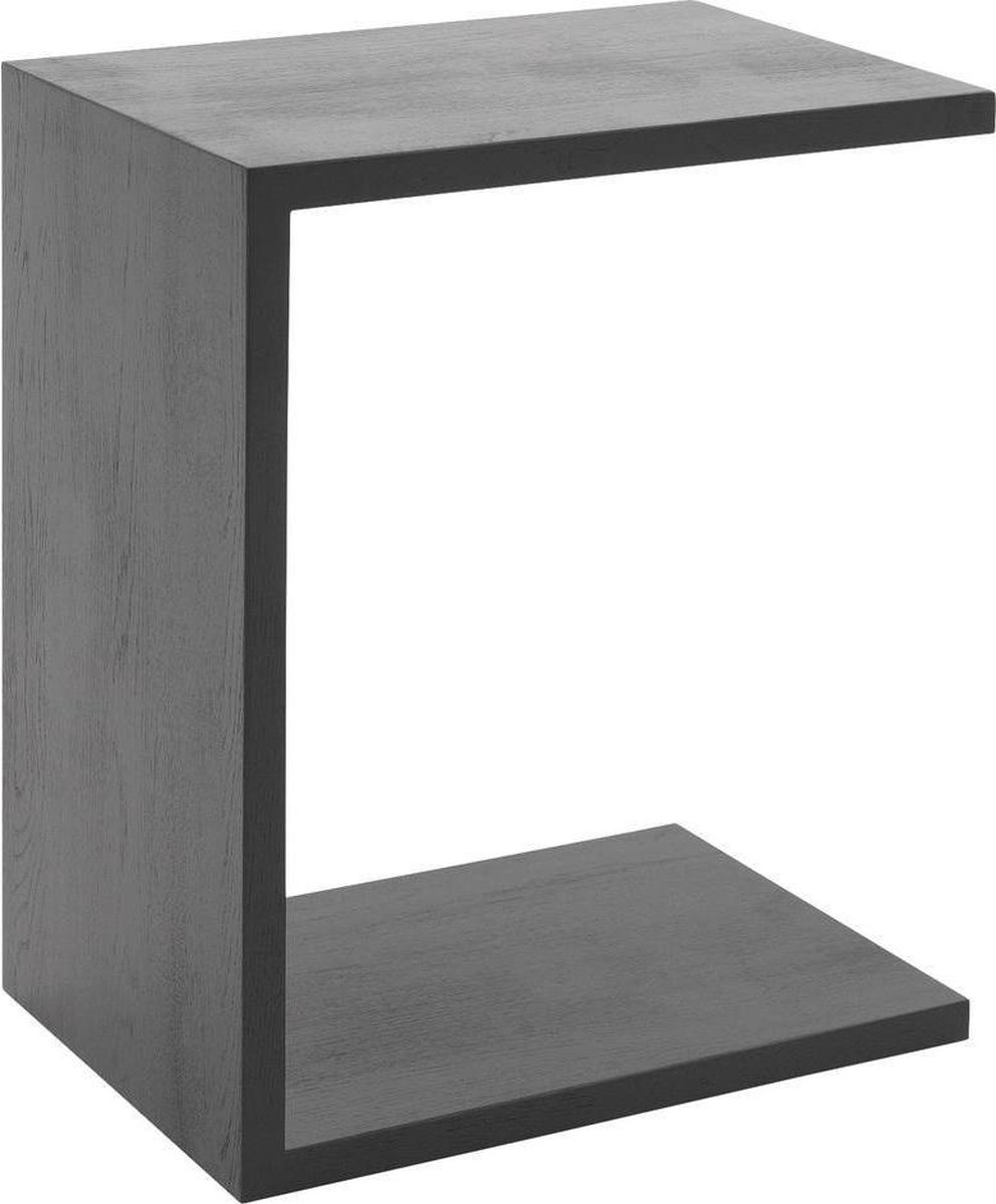 Goossens Quinze Bijzettafel - Hout - 50 x 60 x 35 cm - Vierkant