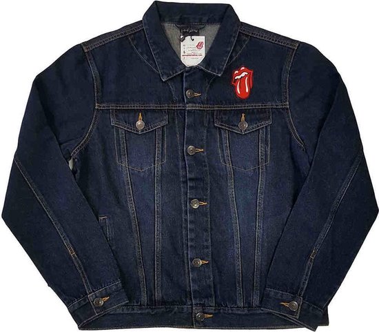 The Rolling Stones Jacket Classic Tongue Blauw