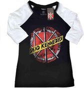 Dead Kennedys Raglan top -2XL- Destroy Zwart/Wit