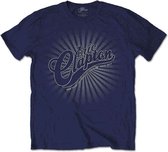 Eric Clapton Heren Tshirt -S- Logo Rays Blauw