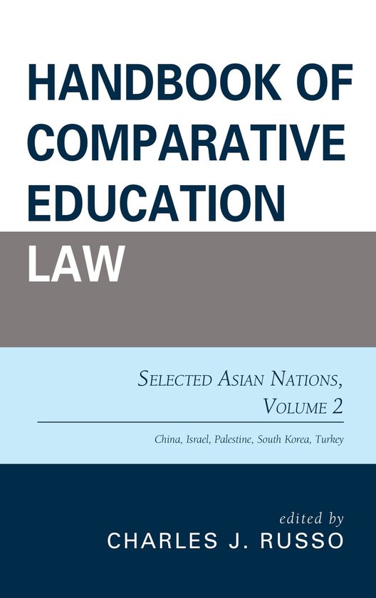 Handbook of Comparative Education Law - cover