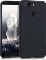 kwmobile telefoonhoesje voor ZTE Blade V9 - Hoesje voor smartphone - Back cover in mat zwart