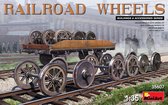 Miniart - Railroad Wheels 1:35 (1/20) * - MIN35607 - modelbouwsets, hobbybouwspeelgoed voor kinderen, modelverf en accessoires