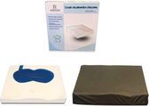Antidecubitus zitkussen gel - Zitkussen met een voorgevormd viscoelastic schuim/gelbasis - Maximale drukontlasting