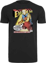 Urban Classics Eminem Heren Tshirt -2XL- Eminem Anger Comic Zwart