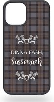 Dinna fash Sassenach Outlander Telefoonhoesje - Apple iPhone 12 / 12 Pro