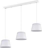 LED Hanglamp - Trinon Barnaness - E14 Fitting - 6-lichts - Rond - Mat Wit - Aluminium