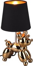 LED Tafellamp - Trinon Bella - E14 Fitting - Rechthoek - Mat Goud - Keramiek