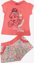 Disney Princess - 2-delige zomerset - roze - maat 104 (4 jaar)