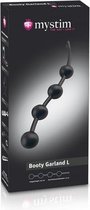 Booty Garland L E-Stim Anaalketting - Zwart - BDSM - SM toys - Dildo - Dildo Anaal