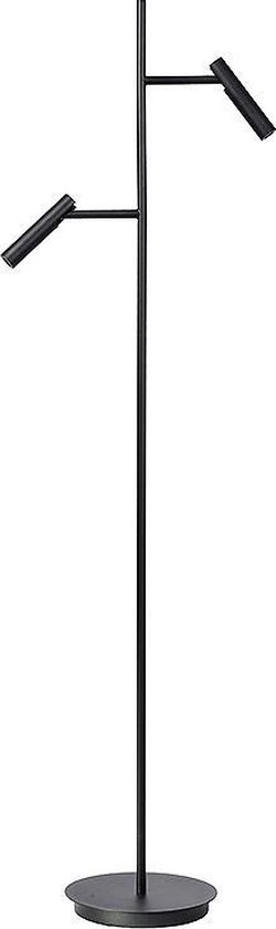 Atmooz - Vloerlamp Savage - Staande Lamp - Stalamp - Woonkamer - Zwart - Hoogte 152cm - Metaal