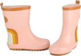 Grech en Co Regenlaarzen - Rainbow shell - oud roze