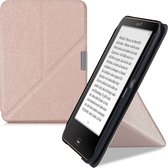 kwmobile case geschikt voor Tolino Vision 1 / 2 / 3 / 4 HD - Met standaard - E reader cover van kunstleer - In roségoud