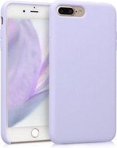 kwmobile telefoonhoesje geschikt voor Apple iPhone 7 Plus / iPhone 8 Plus - Hoesje met siliconen coating - Smartphone case in pastel-lavendel