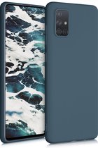 kwmobile telefoonhoesje voor Samsung Galaxy A71 - Hoesje voor smartphone - Back cover in leisteen