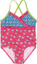 Playshoes UV-werend badpak bloemen fuchsia 74/80