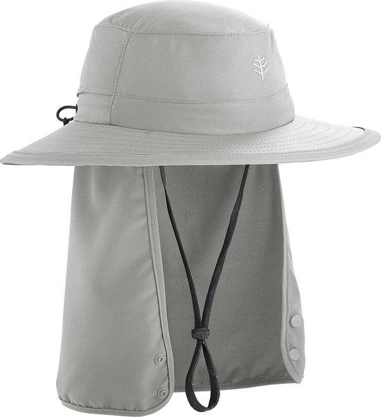 Amerika Vrijgekomen Ondoorzichtig Coolibar - UV-hoed voor kinderen - lichtgrijs - maat L/XL (55CM) | bol.com