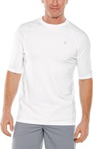 Coolibar - UV sportshirt voor heren - Agility Performance - Wit - maat L