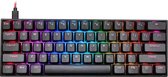 Anne Pro 2 - Qwerty - Mechanisch Gaming Toetsenbord 60% - RGB - Bluetooth - Mechanical Gaming Keyboard - KailhBox Red Switch - Zwarte Kleur