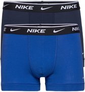 Nike Cotton Stretch 2 Pack boxershorts blauw