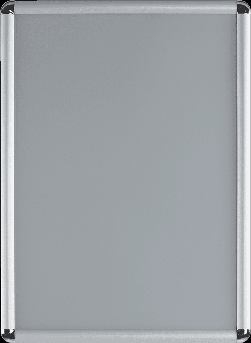 Aluminium kliklijst - 25 mm - ronde hoek A2 - 594 x 420 mm