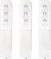 Trendfield Bh Verlengstuk 1 Haakje Elastisch - 3pack - Wit