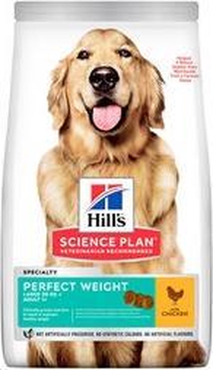 Voordeelpakket: 2 zakken Hill's Science Plan Adult Adult 1+ Perfect Weight Large Breed met Kip (2 x 12 kg)