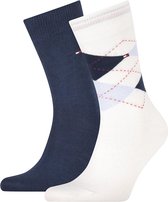 Tommy Hilfiger Sokken Blauw  - Maat 39-42 - Heren - Lente/Zomer Collectie - Katoen