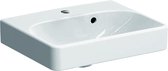 Geberit Smyle Square Fontein Met Kraangat En Overloop 450x360mm KeraTect Wit