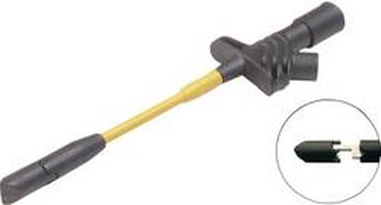 Stäubli XDK-1033 BL Morsetto a clip/coccodrillo isolato Connettore 4 mm CAT II 1000 V Blu