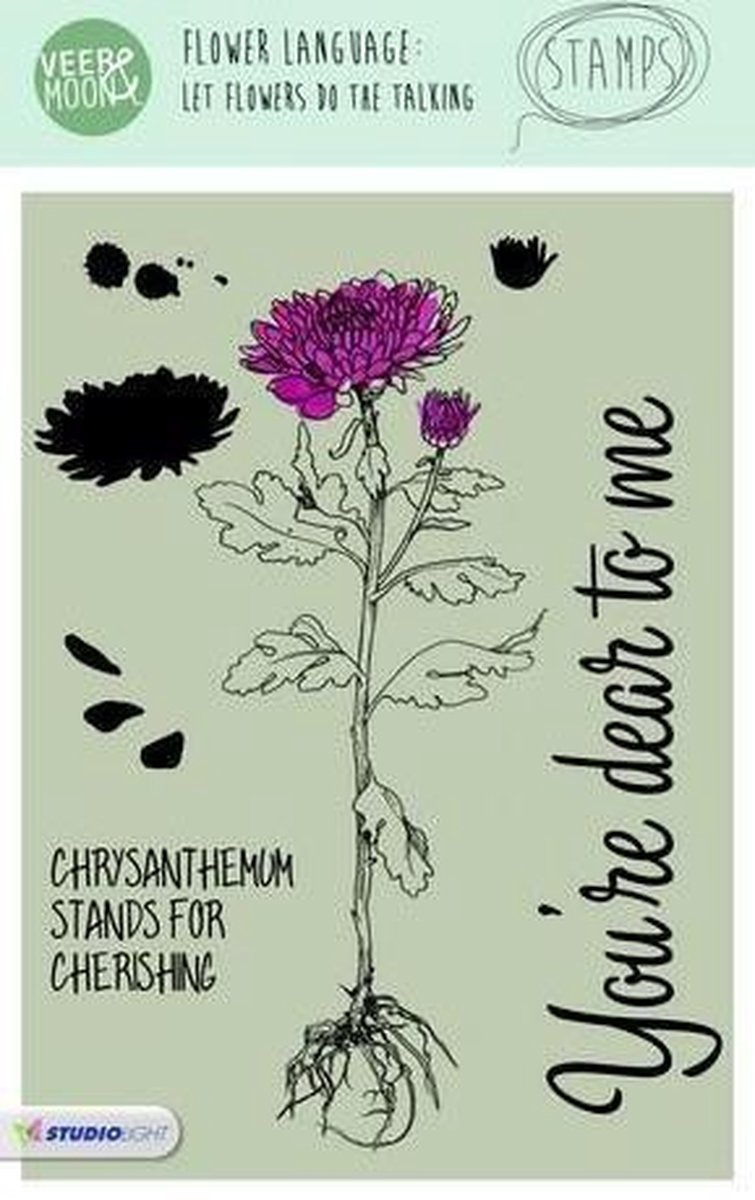 Veer & Moon - Transparante Stempel - 10,5 x 15cm - Maak prachtige kaarten en andere creatieve projecten