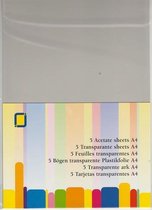 Transparante sheets A4  1Pak/5Vel