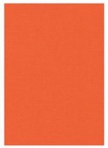 Linnenkarton - Vierkant - Oranje