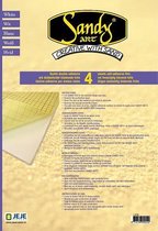 Sandy Art® foil double sided A4 white 4 sheets