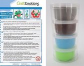 CraftEmotions Silk foam clay - Natural  set 4 x 28gr Air dry