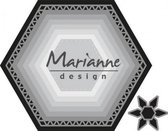 Marianne Design Craftable Mal Basic zeshoek CR1444 12x16 centimeter