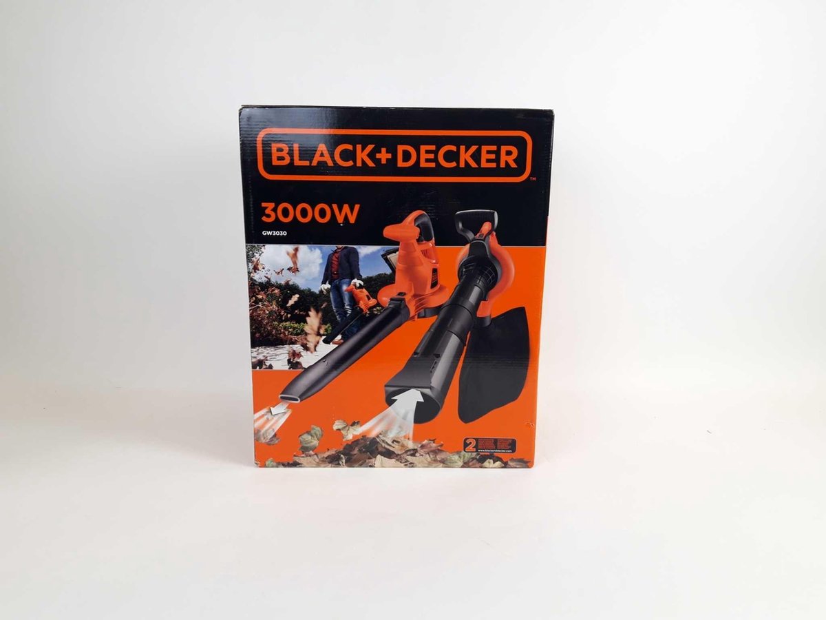 bol.com | BLACK+DECKER GW3030-QS Bladblazer - 3000W - 50L opvangbak - 16:1  volumereductie