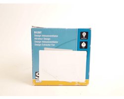 Inbouwventilator Design met timer - 17x17cm - Max vermorgen 16.0W