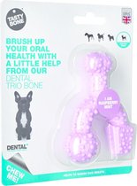TastyBone - Dental Trio Bone - Raspberry & Mint - Toy - Hond - Kauwspeelgoed - Vegan