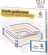 Real Madrid 14 colours crayons