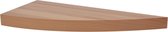 Zwevende wandplank  Kern Beuken 45mm - 25x60cm - Pekodom