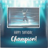 Depesche - 3D kaart met muziek & licht met de tekst "Happy Birthday, Champion!" - mot. 030