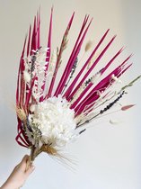 Droogbloemen Boeket Fusia