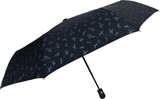 Smati Constellation  Opvouwbare Stormparaplu - Compact Auto - Auto Open/Dicht - ø 97 cm - Constellation   Blauw/Zilver