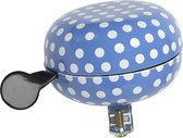 New Looxs Ding Dong bell Fietsbel - 80mm - Polka Dot River blue