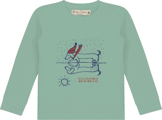 Lange mouwen T-Shirt met 'Reflection Dachshund' print