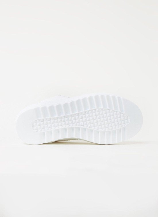 Mason Garments Tia sneaker van leer - Wit/Grijs - Maat 32 | bol.com