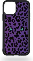 Leopards turqoise eyes Telefoonhoesje - Apple iPhone 12 mini