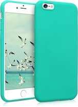 kwmobile telefoonhoesje voor Apple iPhone 6 / 6S - Hoesje voor smartphone - Back cover in neon turquoise